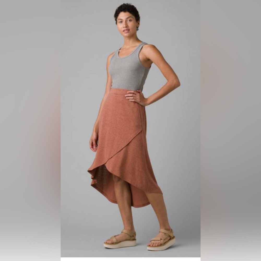 Prana Rust Midi Skirt